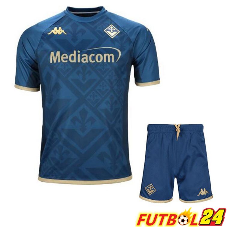 Camisetas De Futbol ACF Fiorentina Niño Tercera Azul Royal 22/23