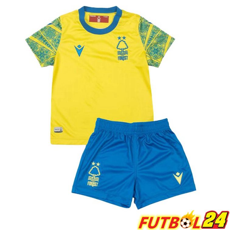 Camisetas De Futbol Nottingham Forest Ninos Segunda Amarillo 22/23