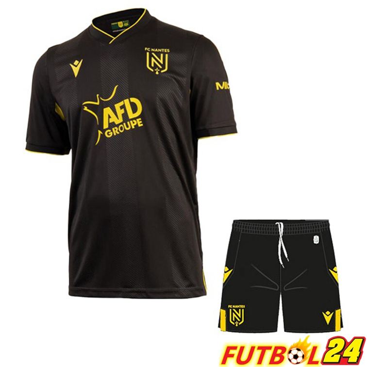 Camisetas De Futbol FC Nantes Niño Tercera Negro 22/23