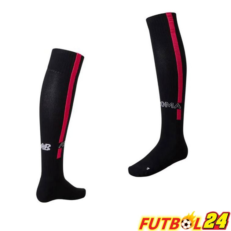Calcetines De Futbol AS Roma Tercera Negro 22/23