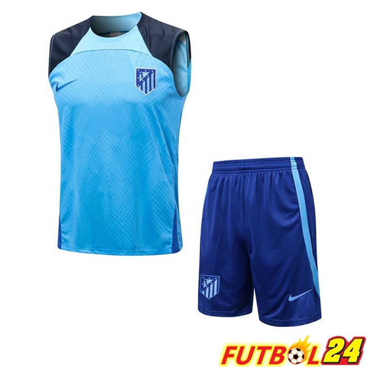 Chaleco De Futbol Atletico Madrid + Shorts Azul 22/23