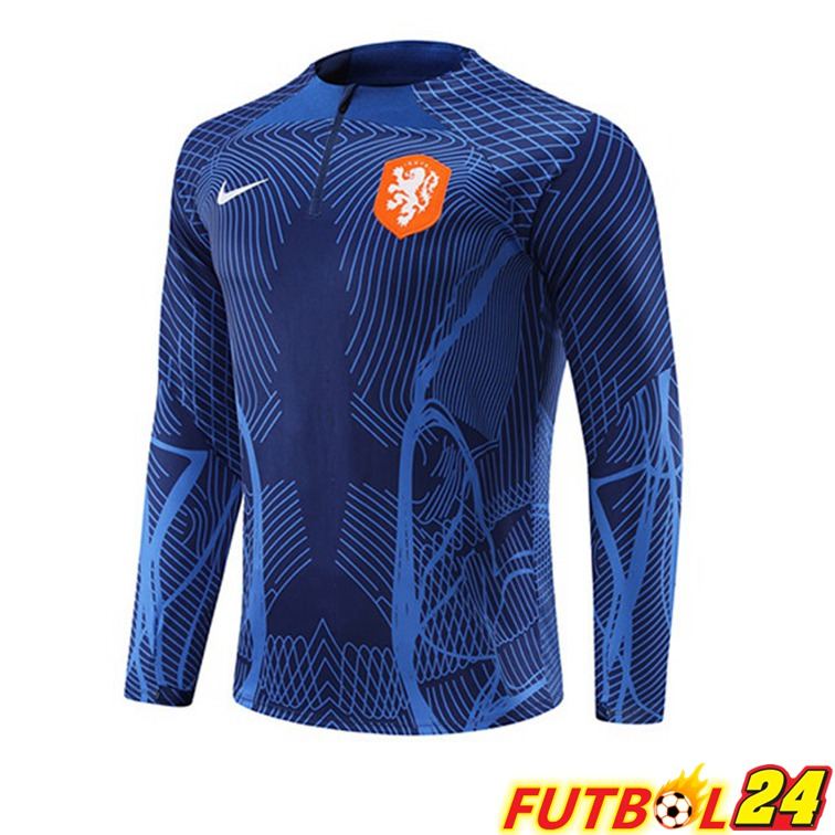 Sudadera De Entrenamiento Países Bajos Azul Royal 22/23