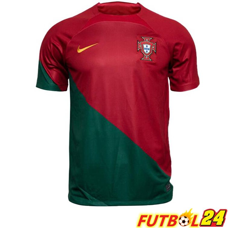 Camisetas De Futbol Portugal Mujer Primera Rojo Verde 22/23