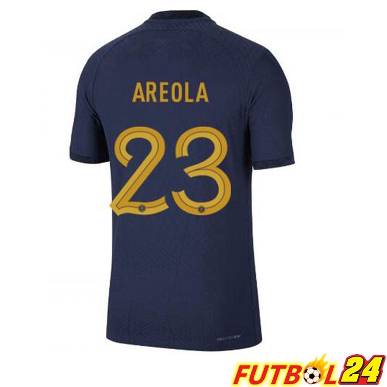 Camisetas De Futbol Francia (AREOLA 23) Primera Azul Royal Copa Del Mundo 2022