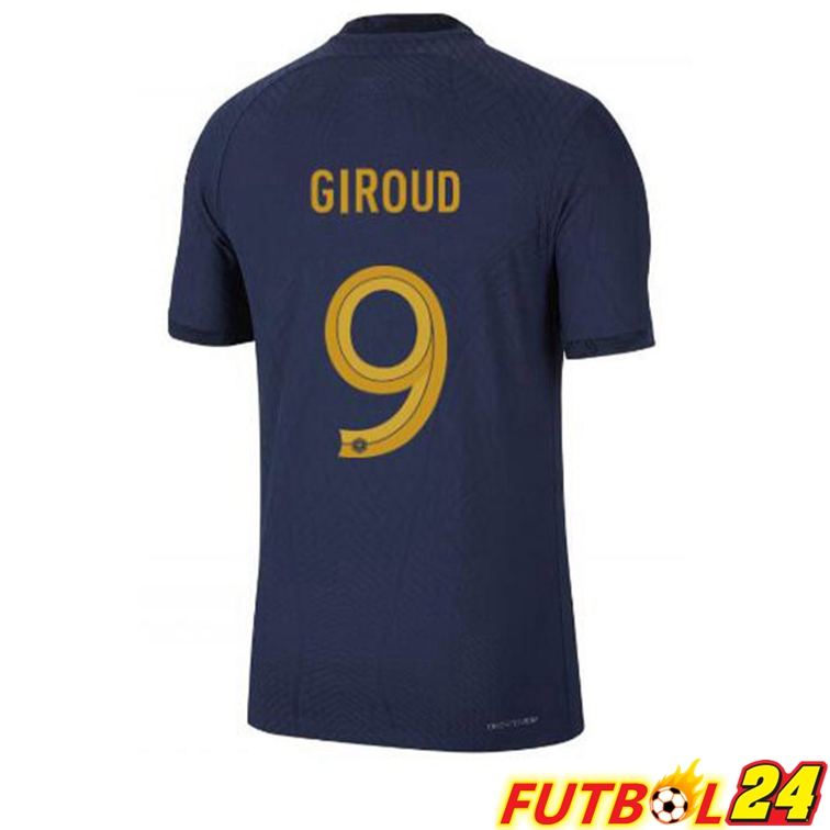 Camisetas De Futbol Francia (GIROUD 9) Primera Azul Royal Copa Del Mundo 2022