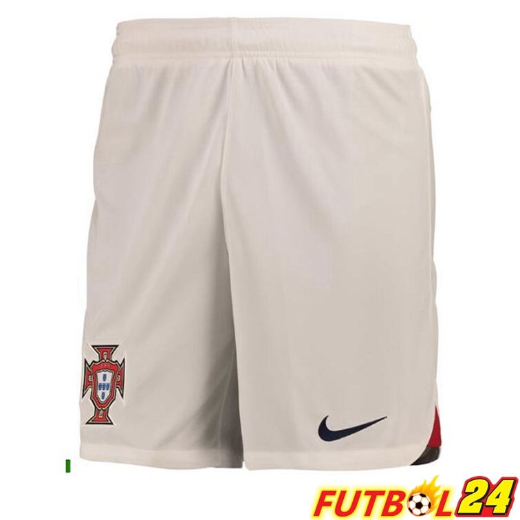 Cortos De Futbol Portugal Segunda Blanco 22/23