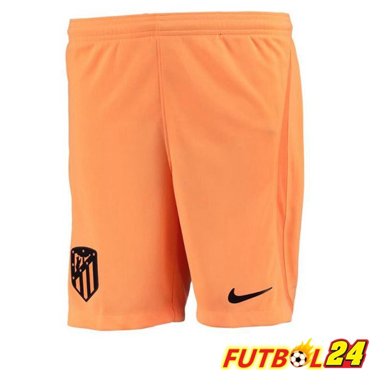 Cortos De Futbol Atletico Madrid Tercera Naranja 22/23