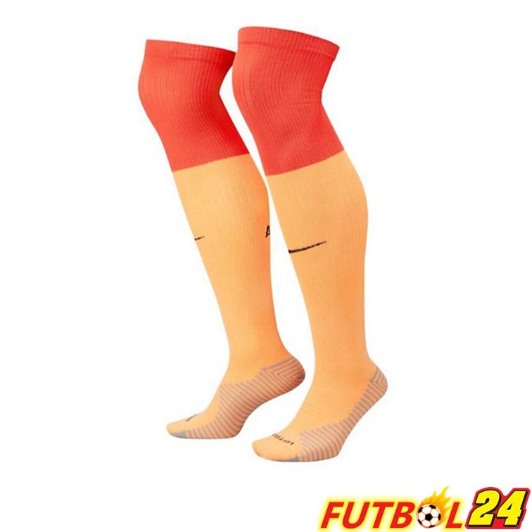 Calcetines De Futbol Atletico Madrid Tercera Naranja 22/23
