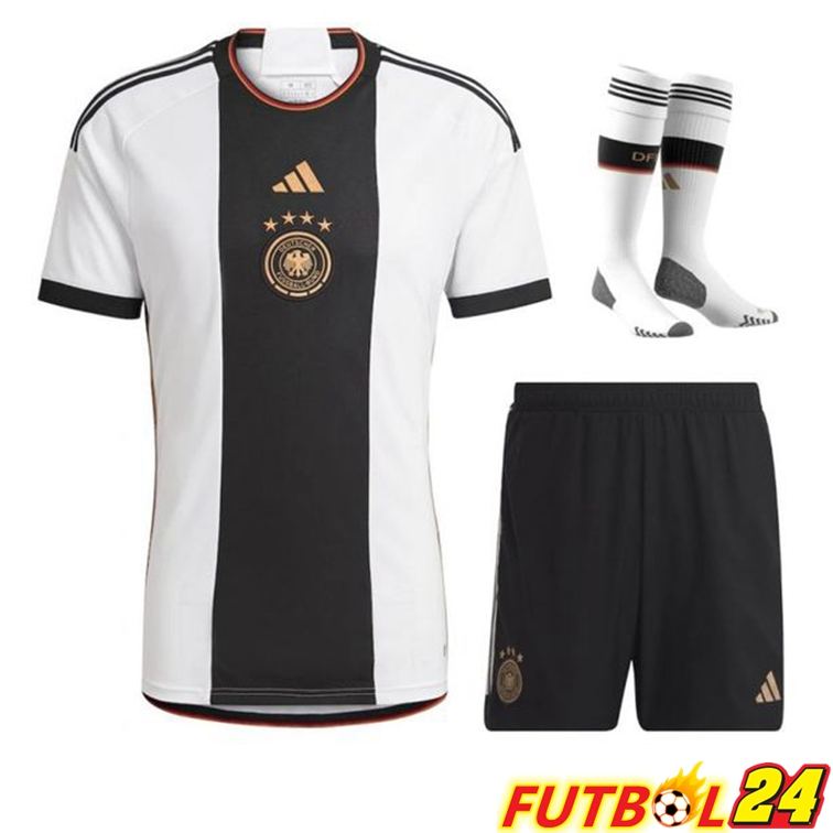Camisetas Alemania Primera (Cortos + Calcetines) Copa Del Mundo 2022