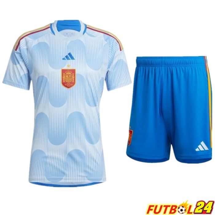 Camisetas España Segunda + Cortos Copa Del Mundo 2022