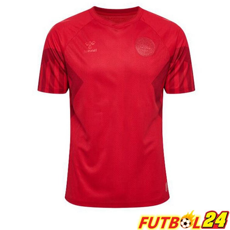 Camisetas De Futbol Dinamarca Primera Rojo Copa Del Mundo 2022