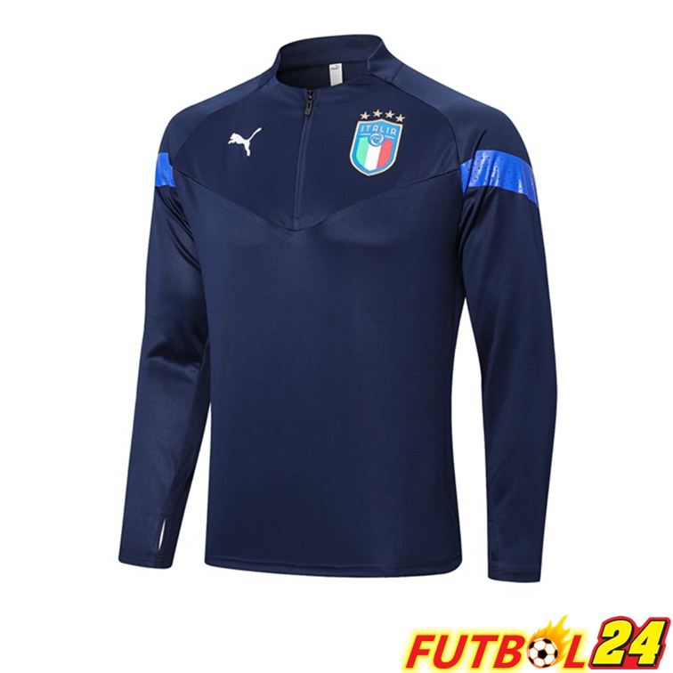 Sudadera De Entrenamiento Italia Azul Real 2022/2023