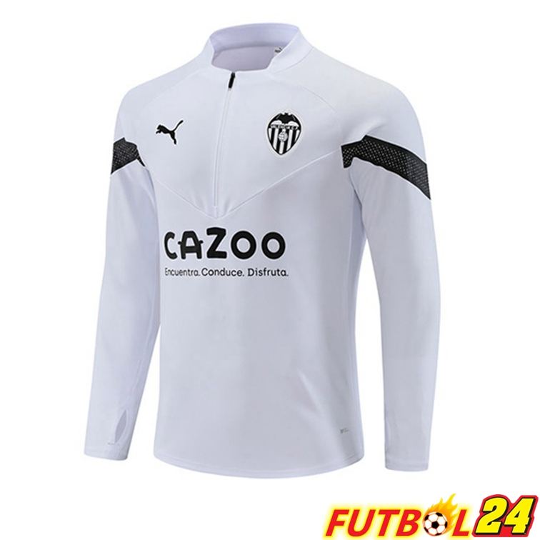 Sudadera De Entrenamiento Valencia CF Blanco 2022/2023