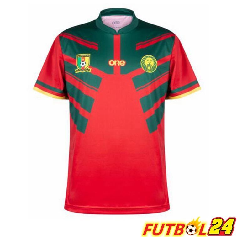 Camisetas De Futbol Camerún Tercera Rojo Verde Copa Del Mundo 2022