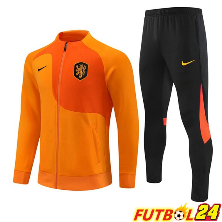 Chandal Equipos De Futbol - Chaqueta Países Bajos Naranja 2022/2023