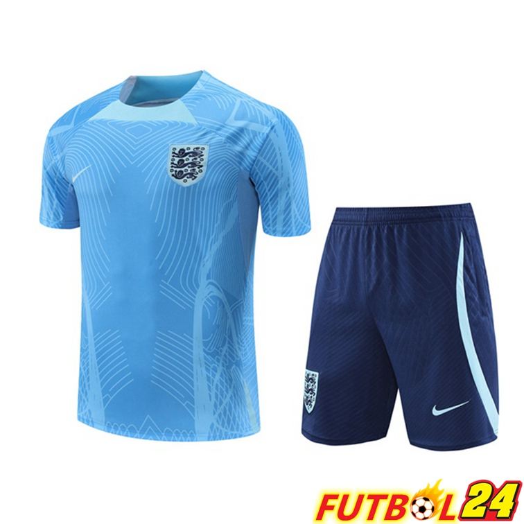 Camiseta Entrenamiento Inglaterra + Cortos Azul 2022/2023