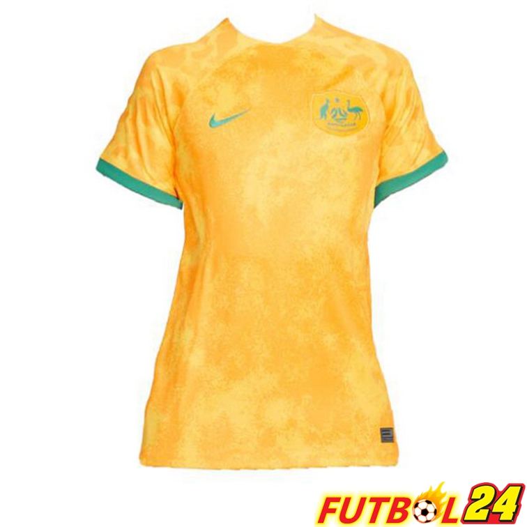Camisetas De Futbol Australia Mujer Primera Amarillo 2022/2023