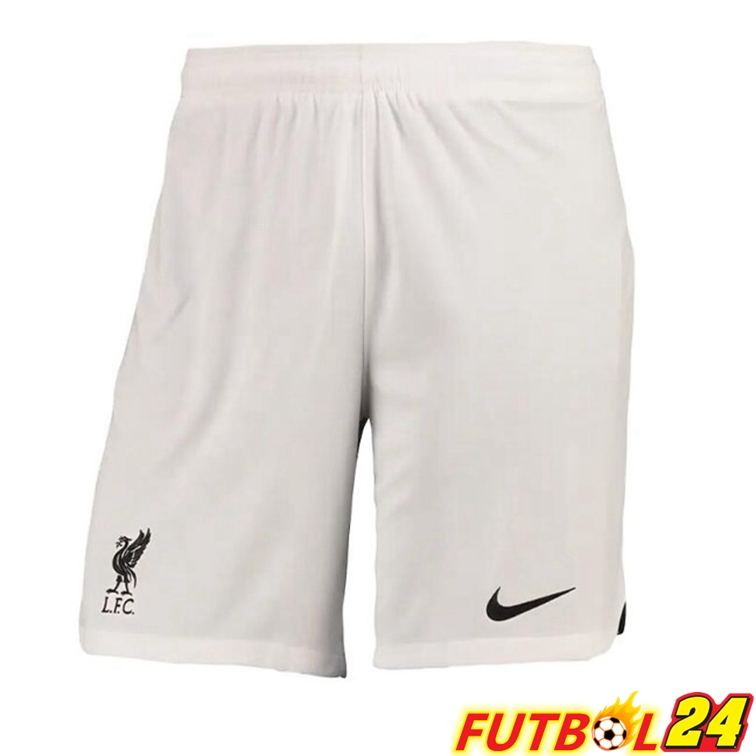 Cortos De Futbol FC Liverpool Segunda Blanco 2022/2023
