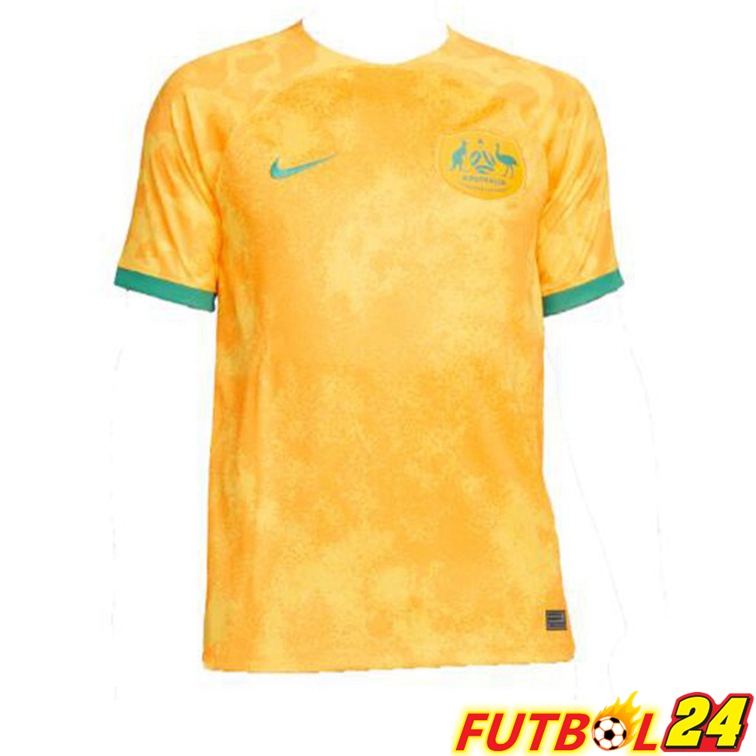 Camisetas De Futbol Australia Primera Amarillo Copa Del Mundo 2022