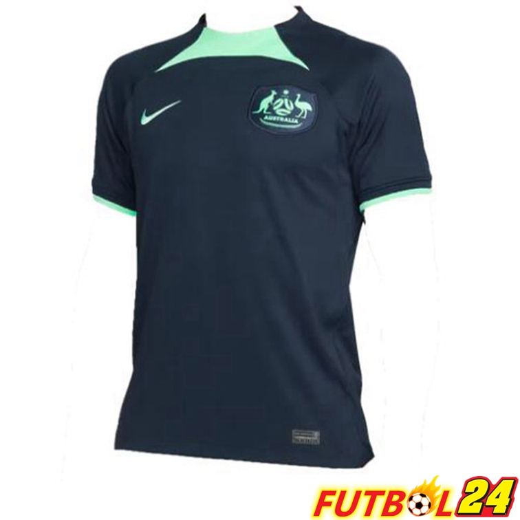 Camisetas De Futbol Australia Segunda Negro Copa Del Mundo 2022
