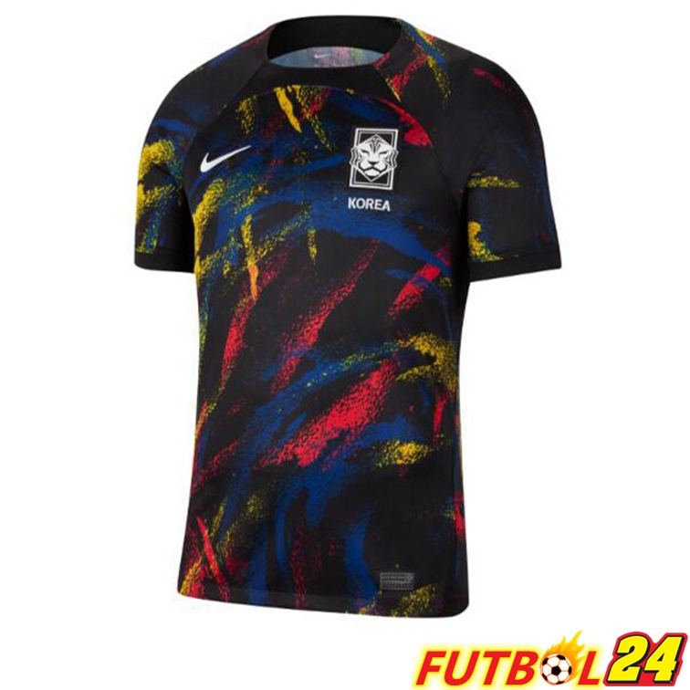 Camisetas De Futbol Corea Segunda Negro Copa Del Mundo 2022