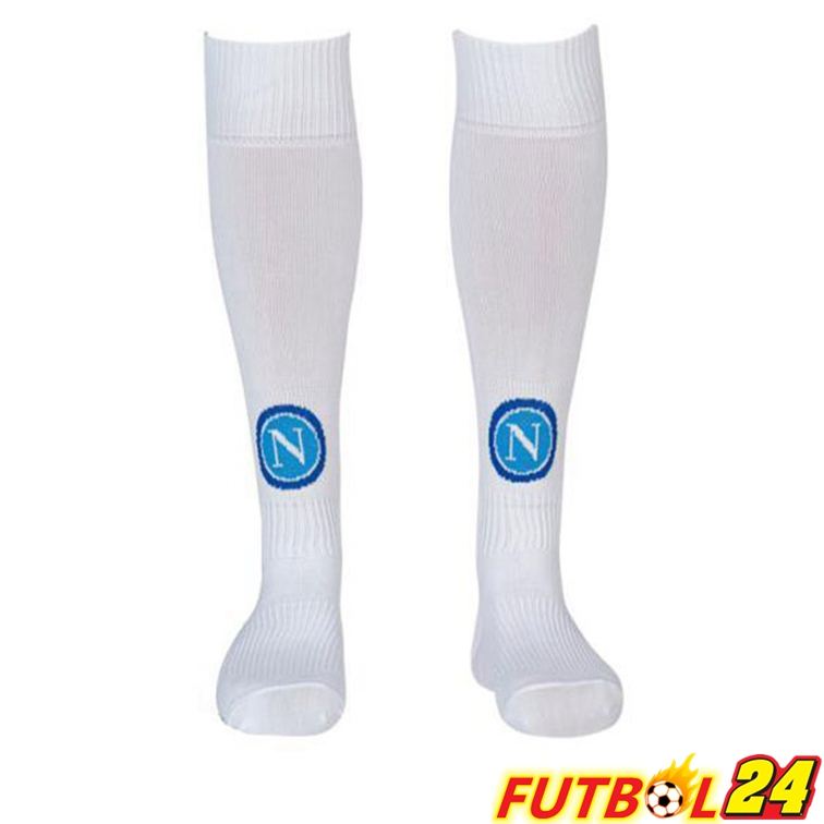 Calcetines De Futbol SSC Napoli Segunda Blanco 2022/2023