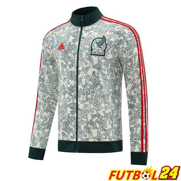 Chaquetas Futbol México Blanco Verde 2022/2023