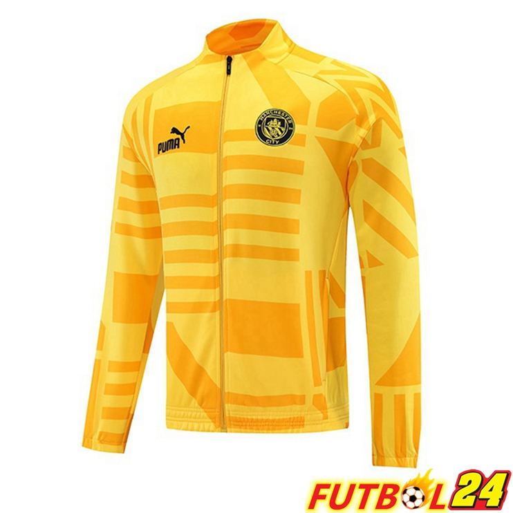 Chaquetas Futbol Manchester City Amarillo 2022/2023