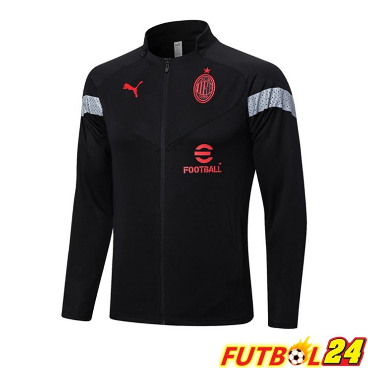Chaquetas Futbol AC Milan Negro 2022/2023