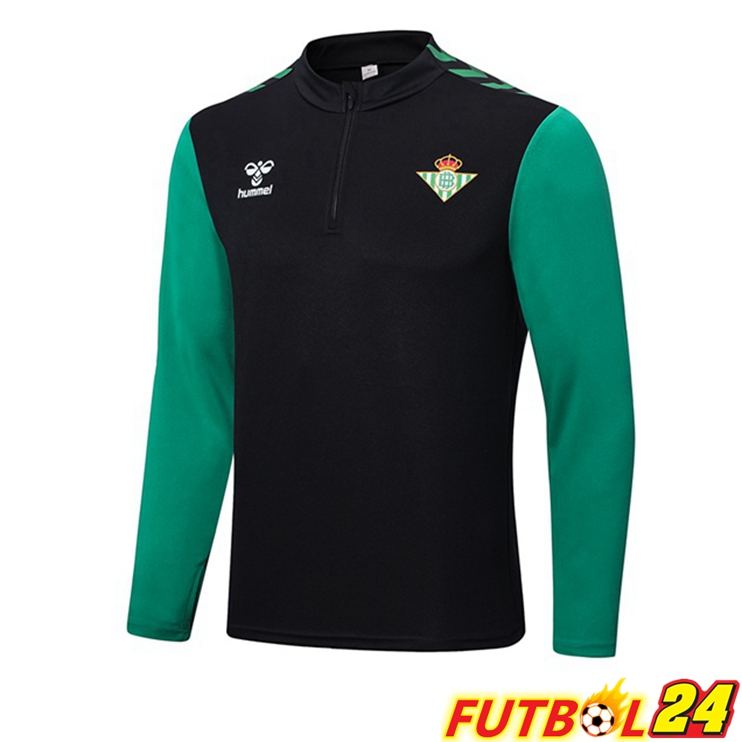 Sudadera De Entrenamiento Real Betis Negro Verde 2022/2023