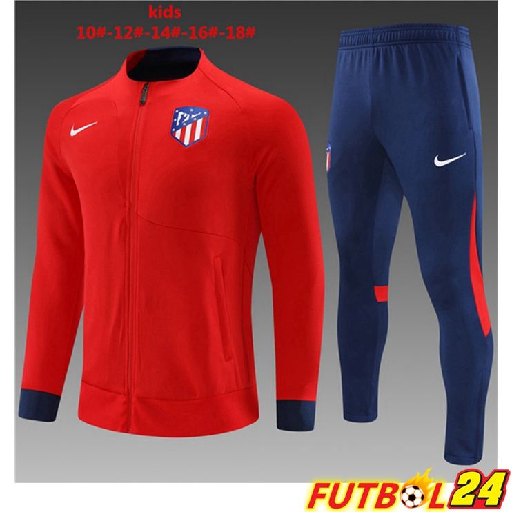 Chandal Equipos De Futbol - Chaqueta Atletico Madrid Ninos Rojo 2022/2023