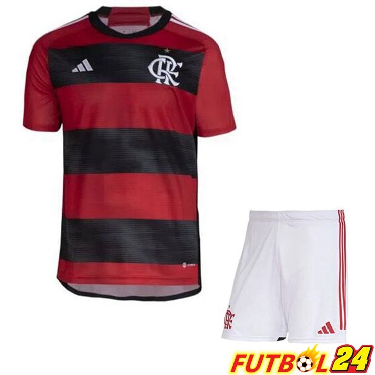 Camisetas De Futbol Flamengo Ninos Primera Rojo 2023/2024