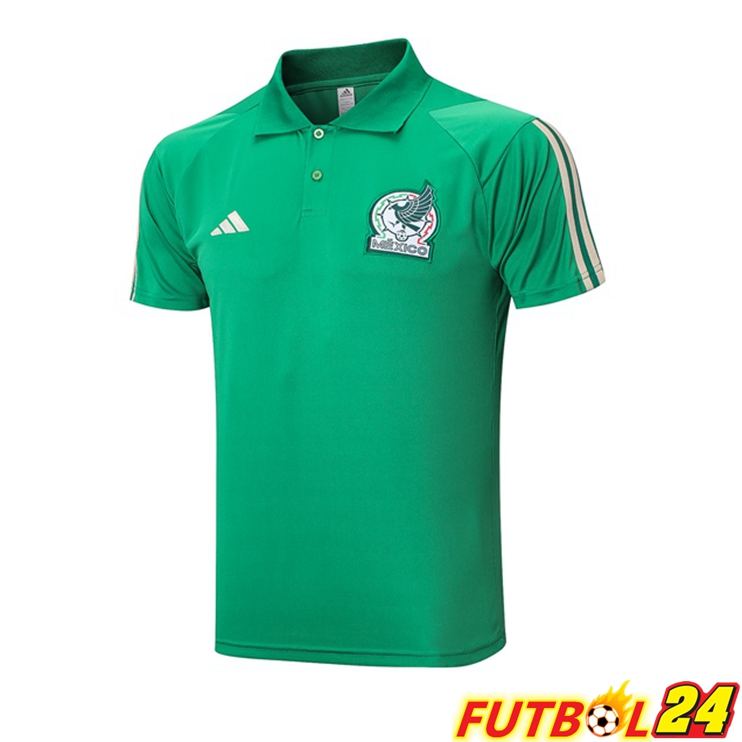 Camiseta Polo México Verde 2023/2024