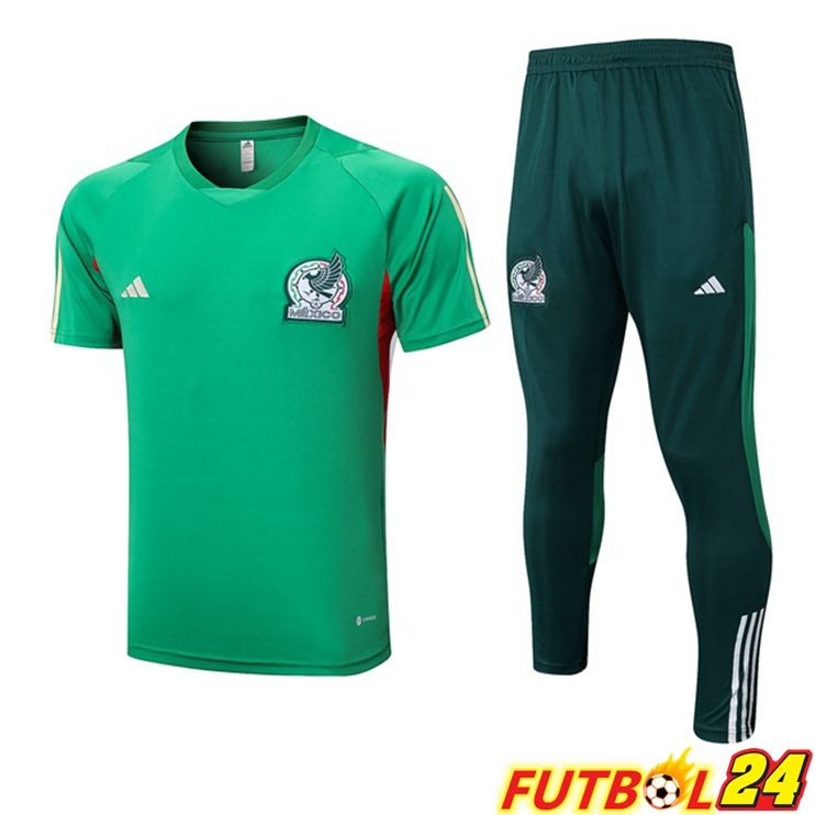 Camiseta Entrenamiento México + Pantalones Verde 2023/2024