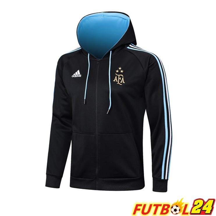 Chaqueta Con Capucha Argentina Azul Real 2023/2024