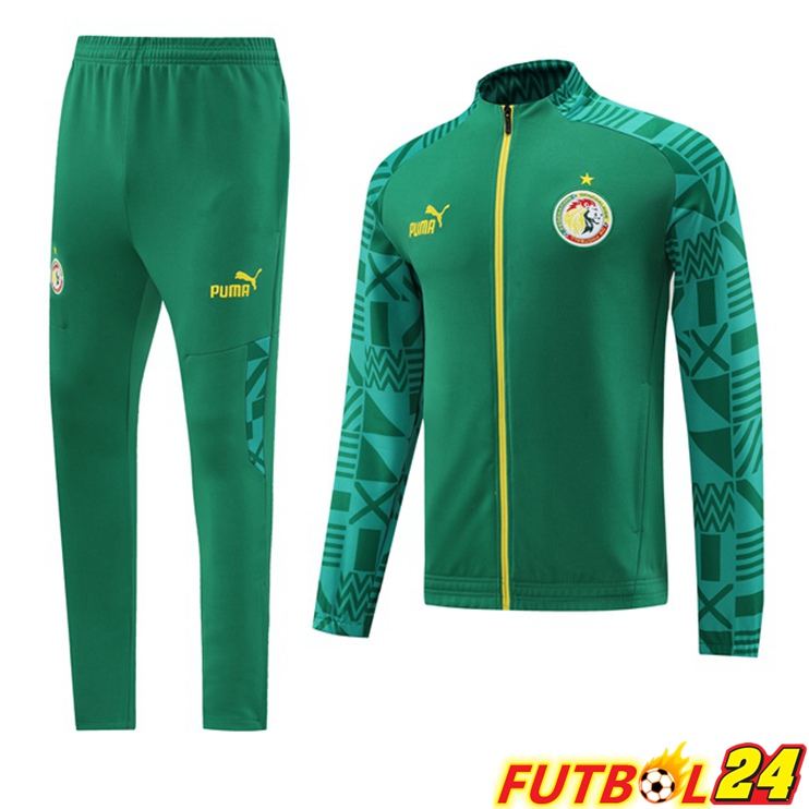 Chandal Equipos De Futbol - Chaqueta Senegal Verde 2023/2024