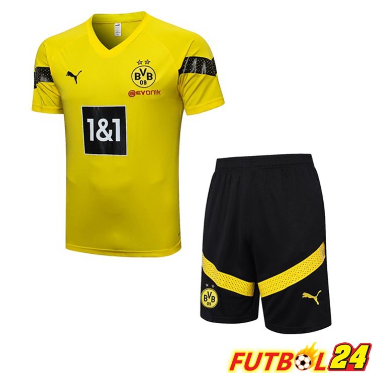 Camiseta Entrenamiento Dortmund BVB + Cortos Amarillo 2023/2024