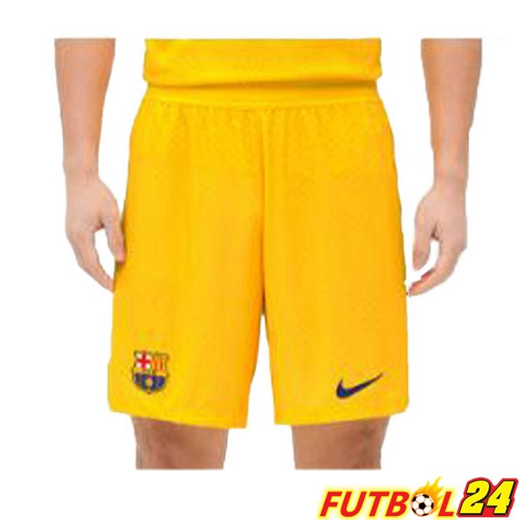 Cortos De Futbol FC Barcelona Cuarta Amarillo 2022/2023