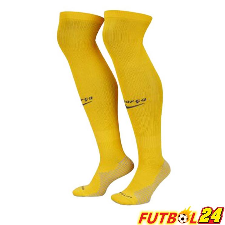 Calcetines De Futbol FC Barcelona Cuarta Amarillo 2022/2023