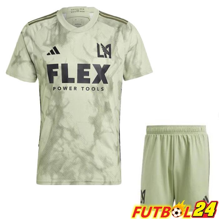 Camisetas De Futbol Los Angeles FC Ninos Segunda Verde 2023/2024