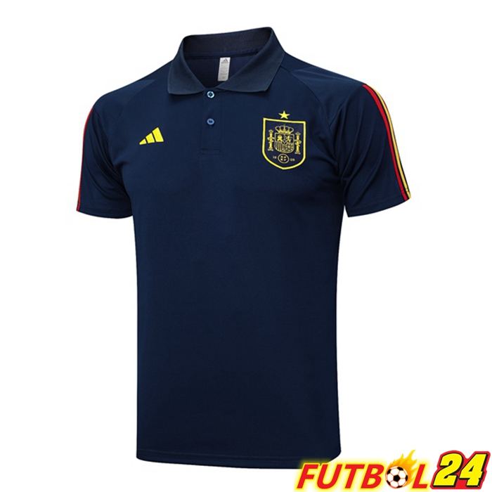 Camiseta Polo España Azul Real 2023/2024
