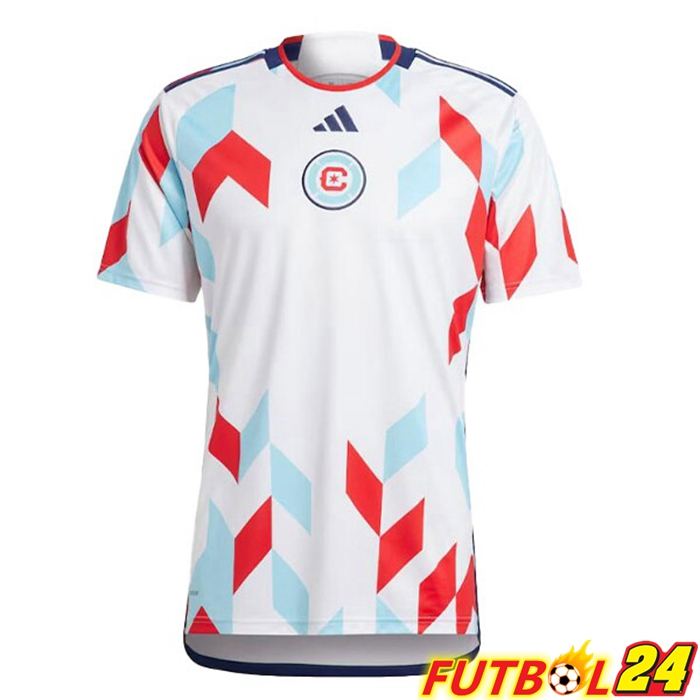 Camisetas De Futbol Chicago Fire FC Segunda Blanco 2023/2024