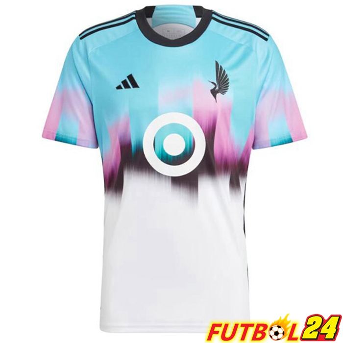 Camisetas De Futbol Minnesota United Segunda Blanco Azul 2023/2024