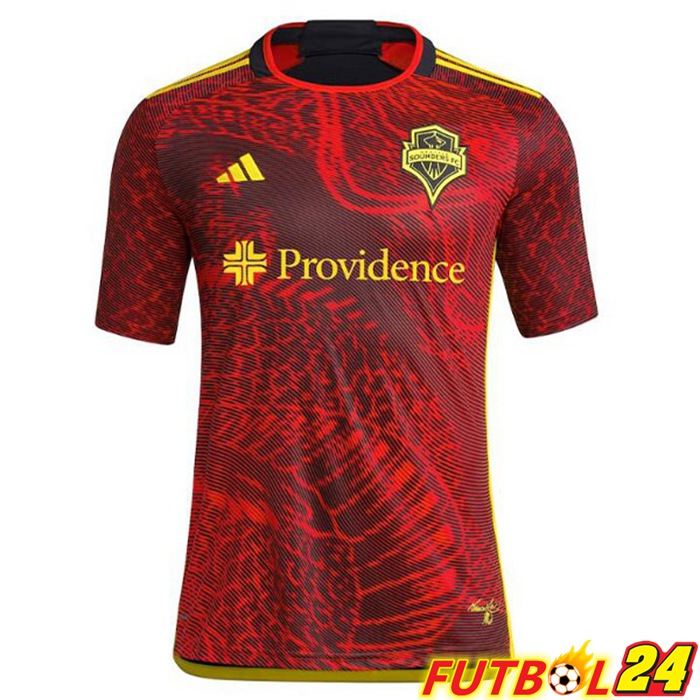 Camisetas De Futbol Seattle Sounders FC Segunda Rojo 2023/2024