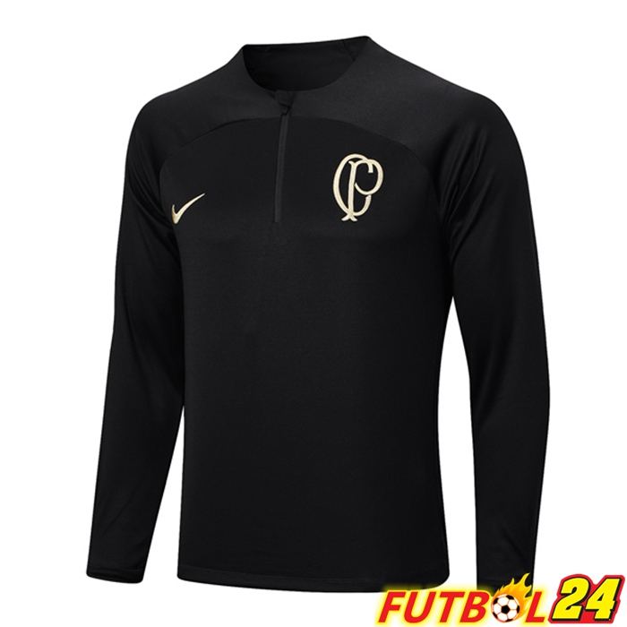 Sudadera De Entrenamiento Corinthians Negro 2023/2024