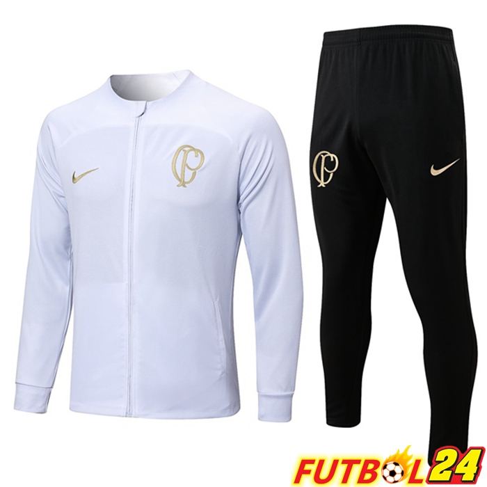 Chandal Equipos De Futbol - Chaqueta Corinthians Blanco 2023/2024
