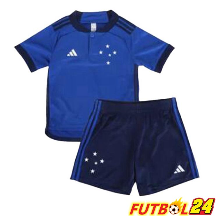 Camisetas De Futbol Cruzeiro EC Ninos Primera Azul 2023/2024