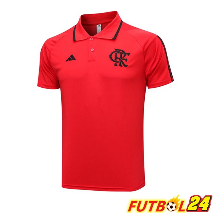 Camiseta Polo Flamengo Rojo 2023/2024
