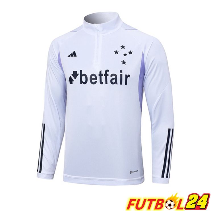 Sudadera De Entrenamiento Cruzeiro EC Blanco 2023/2024