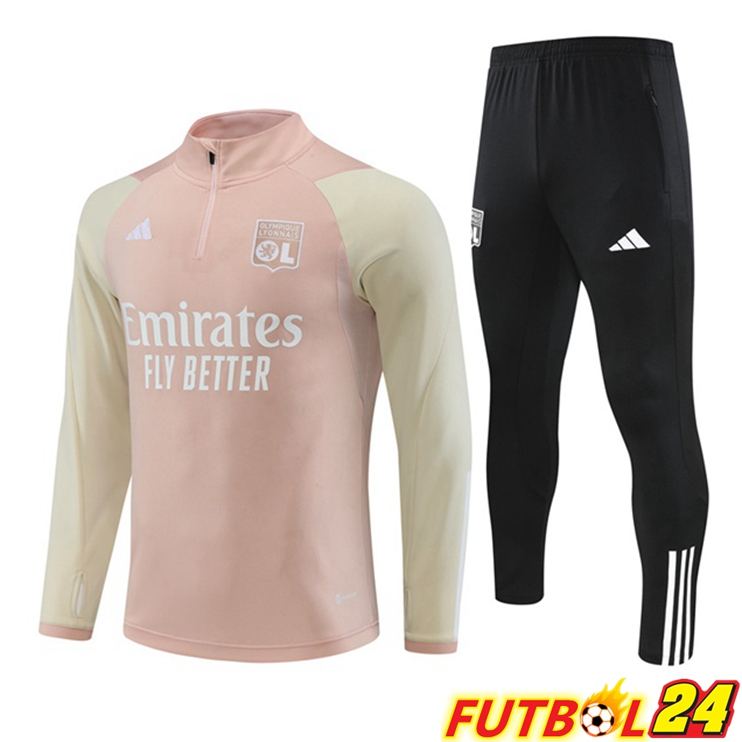 Chandal Equipos De Futbol Lyon OL Rosado 2023/2024